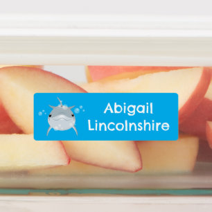 Cute happy kawaii dolphin cartoon personalised