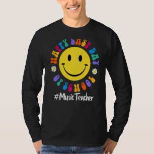 Cute Happy Last Day Of School Music Teacher Squad T-Shirt