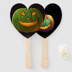 Cute Happy Little Pumpkin  Hand Fan