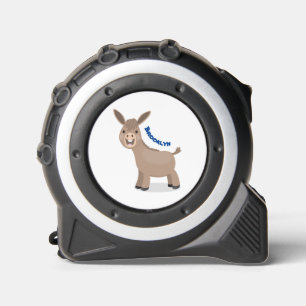 Cute happy miniature donkey cartoon illustration 1