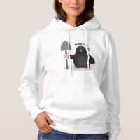 Cute happy mole cartoon illustration