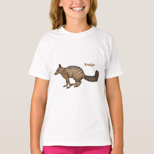 Cute happy numbat cartoon illustration T-Shirt
