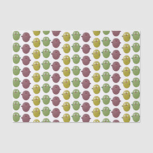 Cute happy olives singing cartoon tissue paper