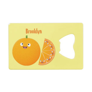 Cute happy orange citrus fruit cartoon