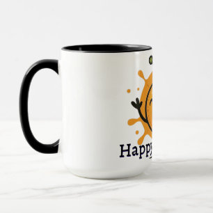 Cute Happy Orange Fruit Character 🍊 Mug