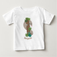 Cute happy pangolin anteater illustration