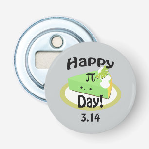 Cute Happy Pi Day Bottle Opener