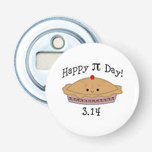 Cute Happy Pi Day! Bottle Opener