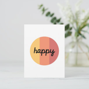 Cute Happy Postcard