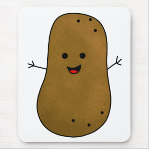 Cute Happy Potato Mouse Mat