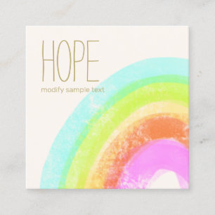 Cute Happy  Rainbow Calling Card