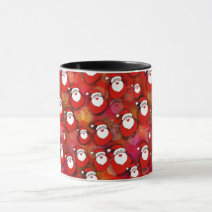 Cute Happy Santa Claus Christmas Coffee Mug