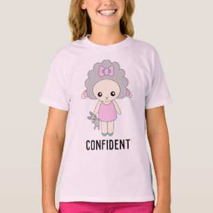 Cute Happy Sheep Pretty Confident Doll T-Shirt