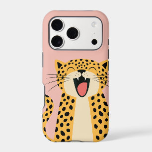Cute Happy Smiling Wild Leopard Cartoon