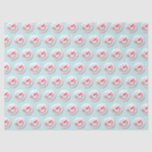 Cute Happy Snowman Faces Pattern Christmas Tissue Paper<br><div class="desc">Cute snowman pattern on pastel blue tissue paper.</div>