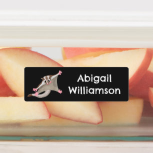 Cute happy sugar glider cartoon personalised
