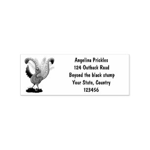 Cute happy superb lyrebird cartoon illustration rubber stamp