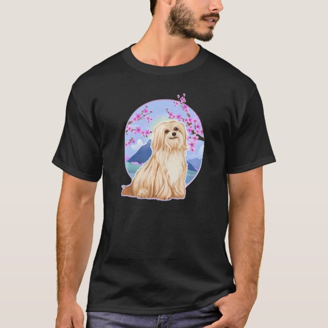Cute Havanese Dog Family Freedom Puppy T-Shirt (Front)