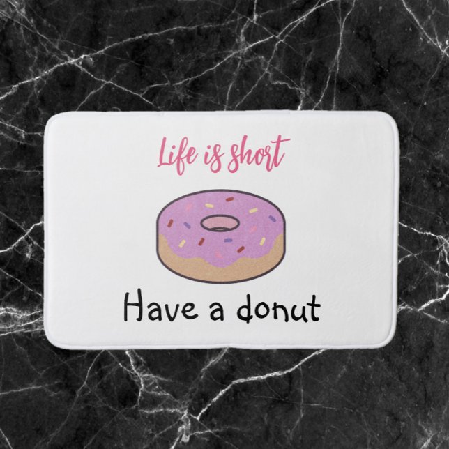 Cute Have A Doughnut   Bath Mat (Creator Uploaded)