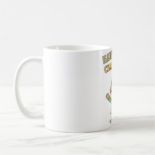 Cute Have A Jolly Christmas Elf Doodle Coffee Mug
