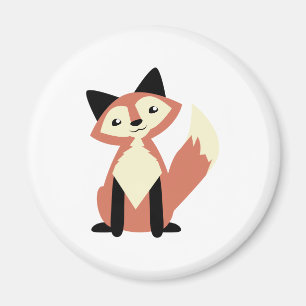 Cute Head-tilt Fox Magnet