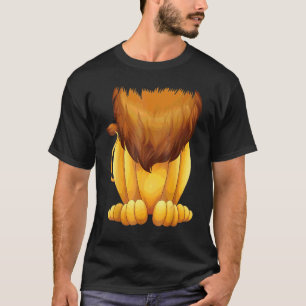 Cute Headless Lion Costume Halloween Big Cat Mane T-Shirt