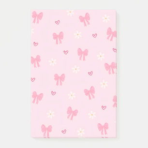 Cute Heart Checklist Sticky Notes Minimalist
