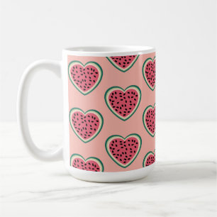 cute heart colourful palestine Watermelons Coffee Mug