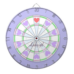 cute heart dartboard