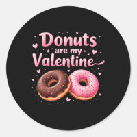 Cute Heart Doughnut With Pink Frosting Doughnuts A