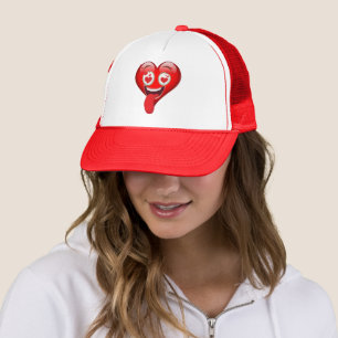 Cute Heart Emoji Trucker Hat