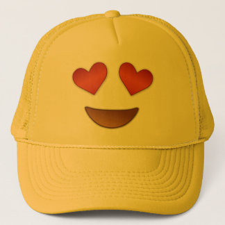 Cute Heart for Eyes emoji Trucker Hat