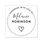 Cute Heart | Handmade With Love By Custom Name