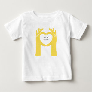 Cute Heart Hands Baby Tee