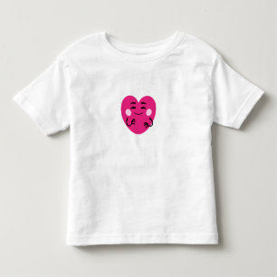 Cute Heart-Heart Cartoon-LoveSticker-Valentine Art Toddler T-Shirt