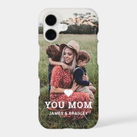 Cute HEART LOVE YOU MOM Mother's Day Photo