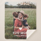 Cute HEART LOVE YOU MOM Mother's Day Photo