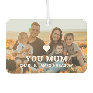 Cute HEART LOVE YOU MUM Mother's Day Car Air Freshener