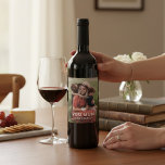 Cute Heart Love You Mum Mother's Day Photo Wine Label<br><div class="desc">Cute Heart Love You Mum Mother's Day Photo Wine Labels features your favourite photo with the text "(love heart) you Mum" in modern white script with your names below. Personalise by editing the text in the text box provided and adding your own picture. Makes the perfect personalised gift for mum...</div>