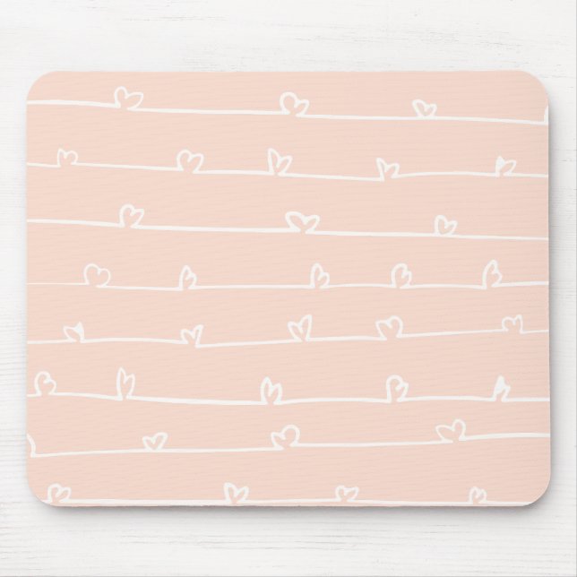 Cute heart mouse mat (Front)