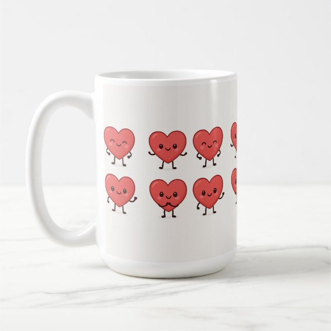 Cute heart mugs (Left)