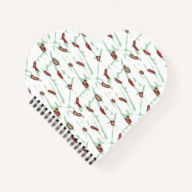 Cute Heart Notebook | Romantic Aesthetic Journal (Front)