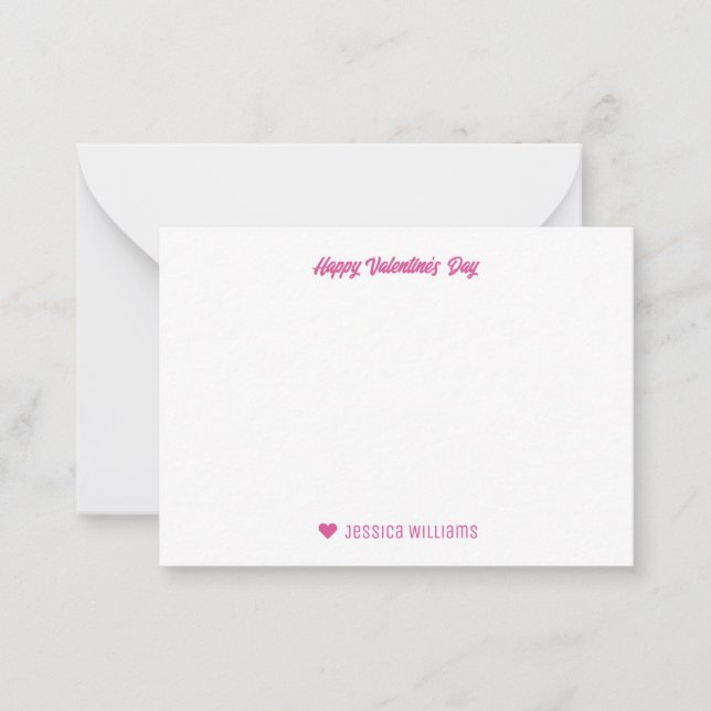 Cute Heart Pattern Cartoon Frog Valentine's Day Card (Front)