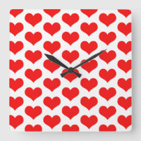Cute Heart Patterns Valentine's Gift Red White
