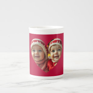 Cute Heart Photo Mug