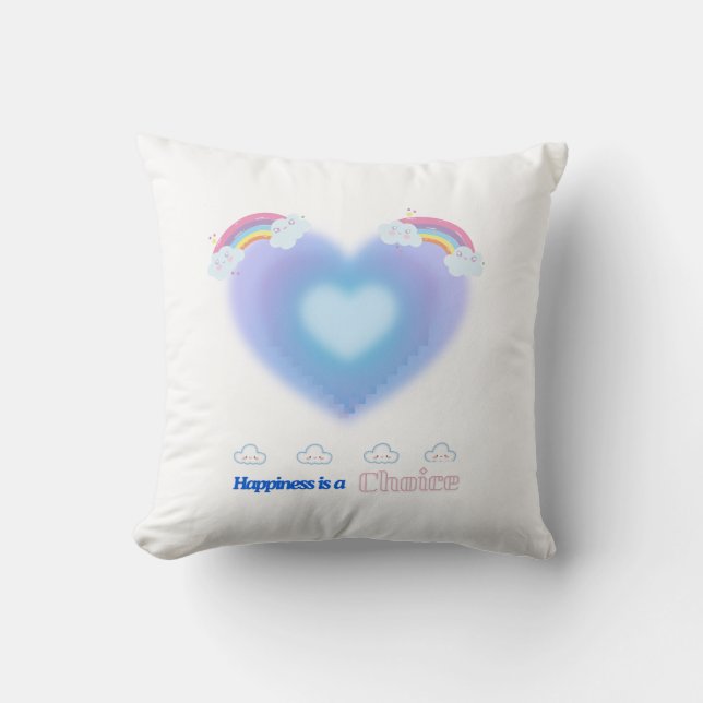 Cute heart pillow (Front)