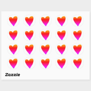 Cute heart planner stickers