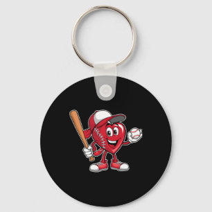 Cute Heart Playing Sell Valentine's Day Boys Girls Key Ring