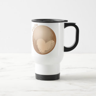 Cute Heart Pluto Travel Mug