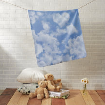 Cute Heart Shaped Cloud In Blue Sky Cheerful Happy